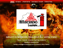 Tablet Screenshot of antincendiolaziale.com